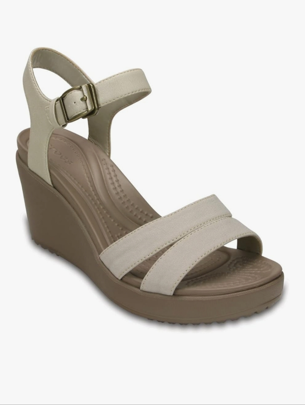 CROCS Leigh II Ankle Strap wedge sandals
